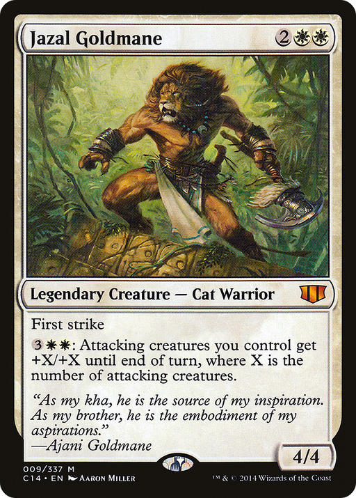 Jazal Goldmane (C14-009) [Commander 2014] MTG Single Wizards of the Coast
