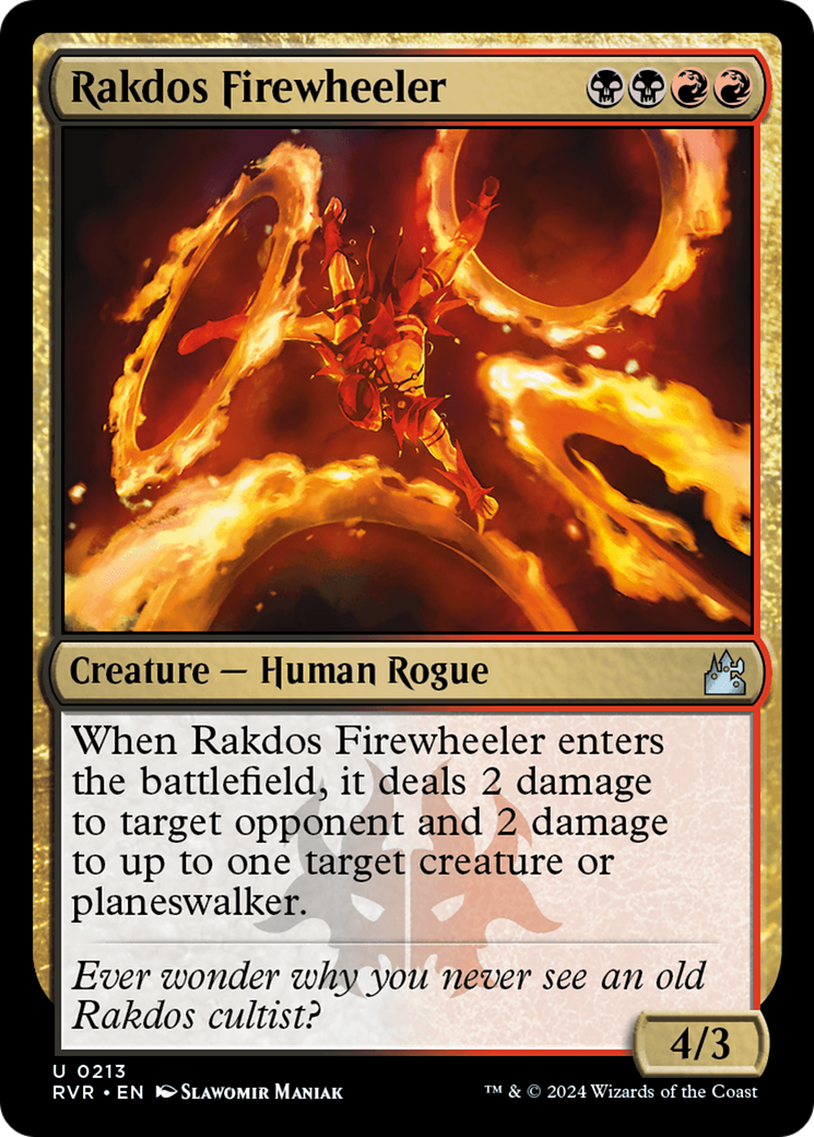Rakdos Firewheeler (RVR-213) [Ravnica Remastered] Foil MTG Single Wizards of the Coast