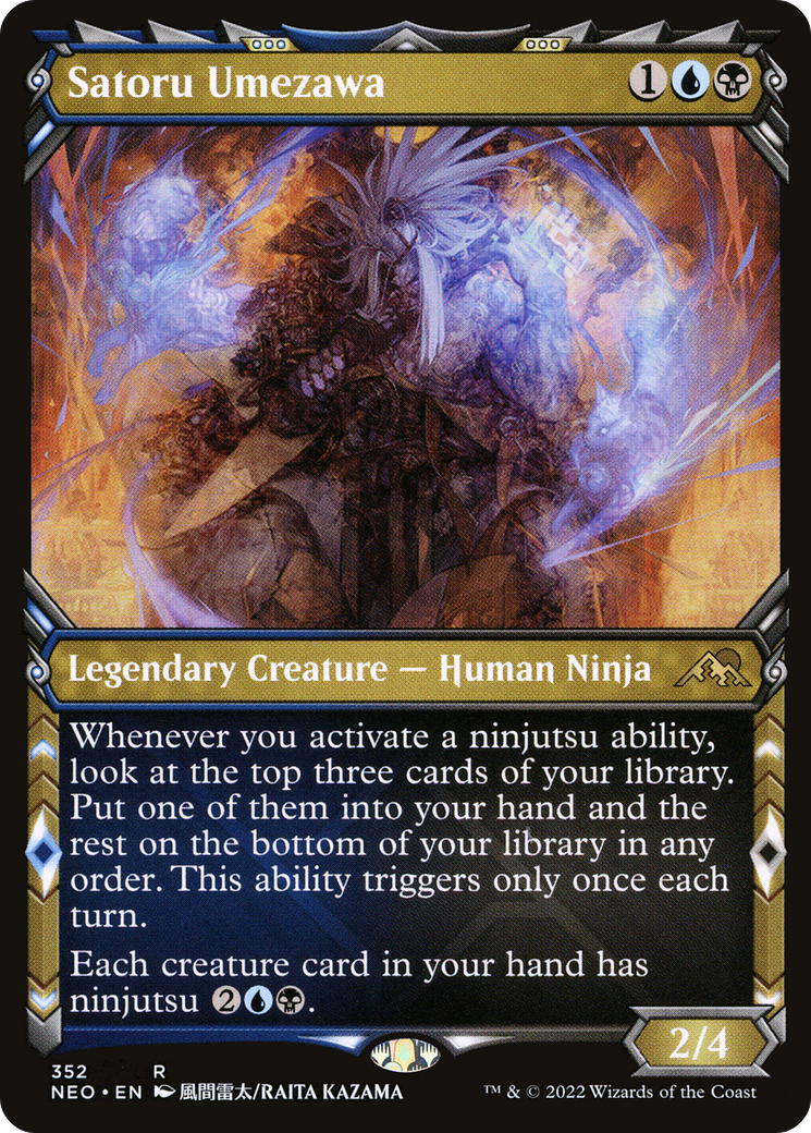 Satoru Umezawa (NEO-352) [Kamigawa: Neon Dynasty] (Showcase) MTG Single Wizards of the Coast