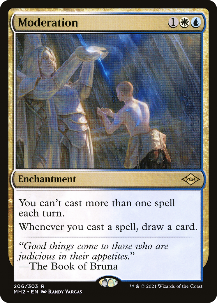 Moderation (MH2-206) [Modern Horizons 2] Foil MTG Single Modern Horizons 2