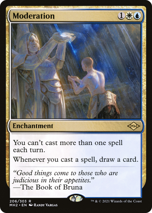 Moderation (MH2-206) [Modern Horizons 2] MTG Single Modern Horizons 2