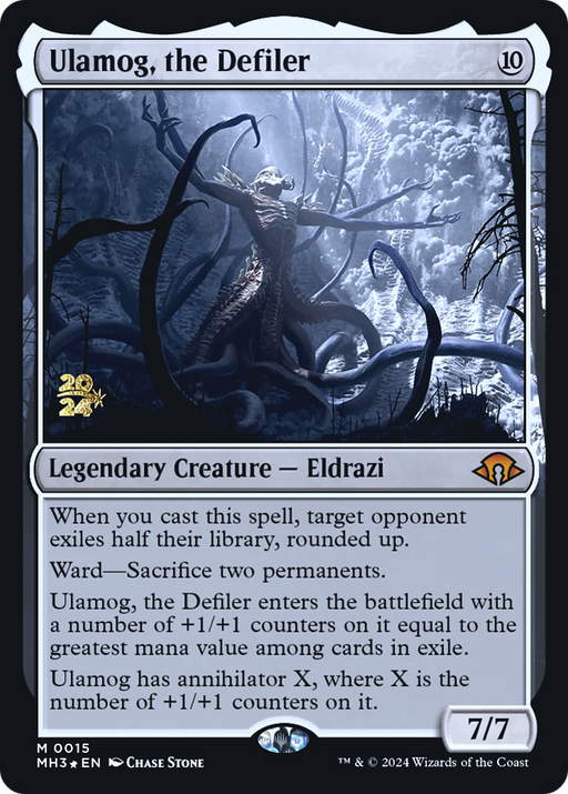 Ulamog, the Defiler (PRE-015) [Modern Horizons 3 Promos] Foil MTG Single Wizards of the Coast