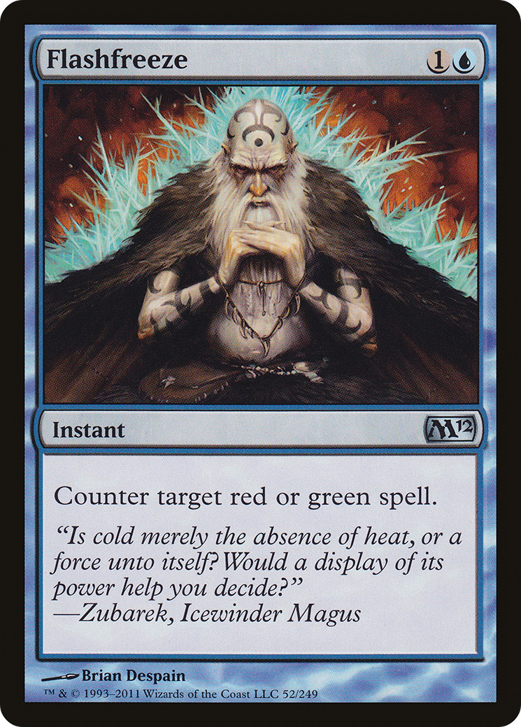 Flashfreeze (M12-052) [Magic 2012] MTG Single Wizards of the Coast