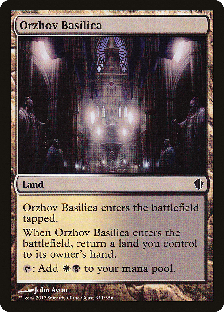Orzhov Basilica (C13-311) [Commander 2013] MTG Single Wizards of the Coast