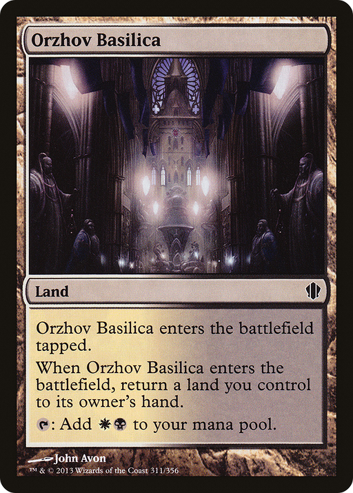 Orzhov Basilica (C13-311) [Commander 2013] MTG Single Wizards of the Coast