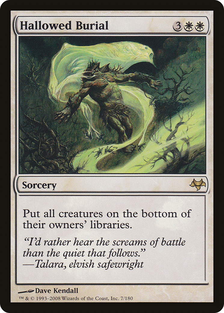 Hallowed Burial (EVE-007) [Eventide] MTG Single Wizards of the Coast