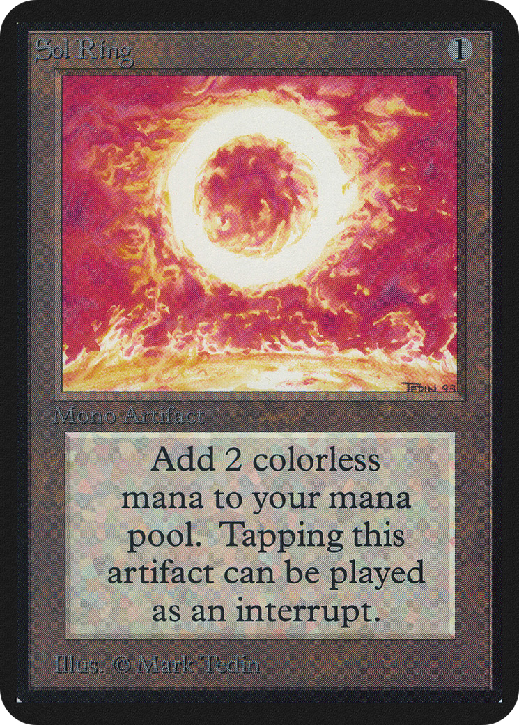 Sol Ring (LEA-269) [Oldschool] Limited Edition Alpha MTG Single Wizards of the Coast