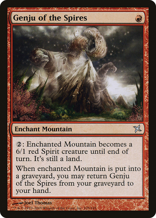 Genju of the Spires (BOK-105) [Betrayers of Kamigawa] MTG Single Wizards of the Coast