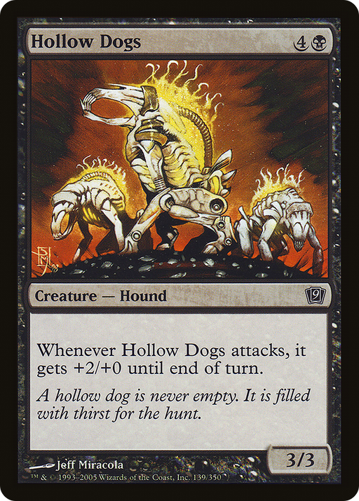 Hollow Dogs (9ED-139) [9th Edition] MTG Single Wizards of the Coast
