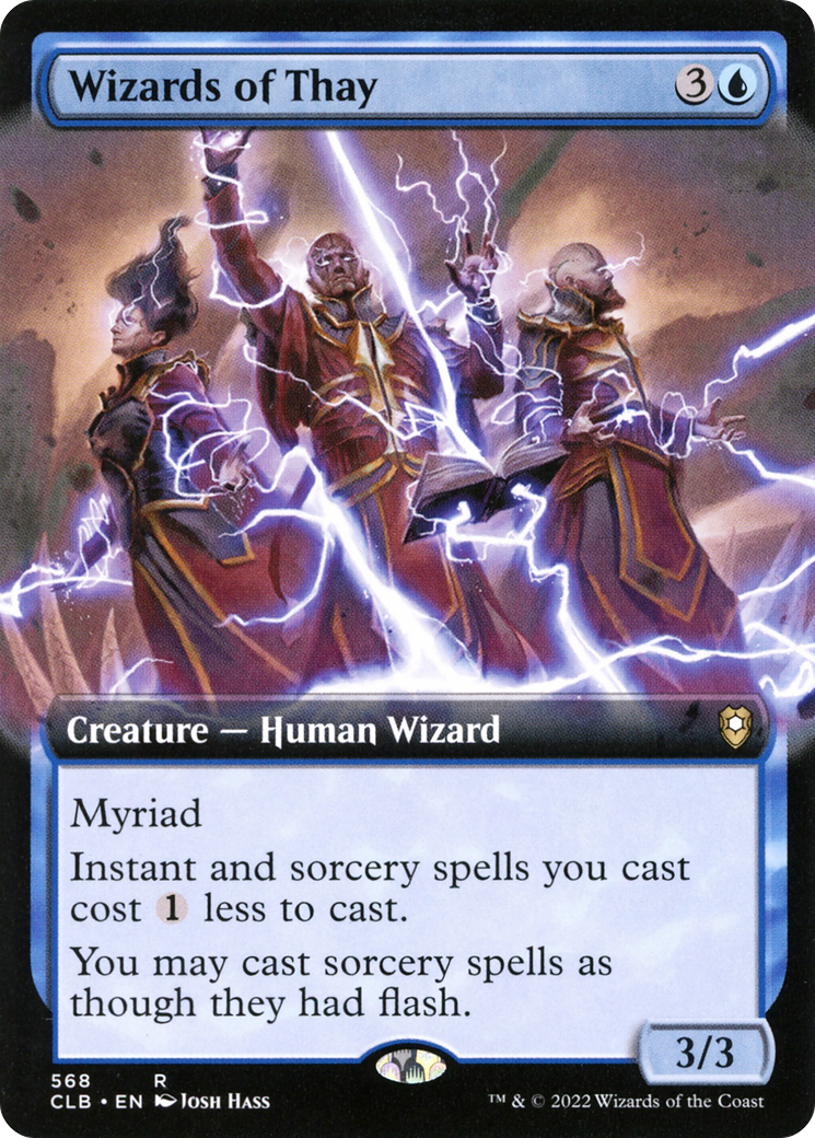 Wizards of Thay (CLB-568) [Commander Legends: Battle for Baldur's Gate] (Extended Art) MTG Single Wizards of the Coast