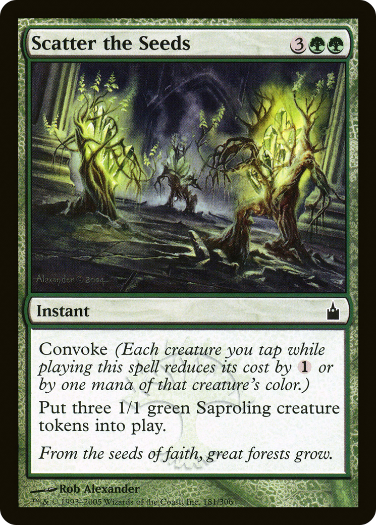 Scatter the Seeds (RAV-181) [Ravnica: City of Guilds] MTG Single Wizards of the Coast