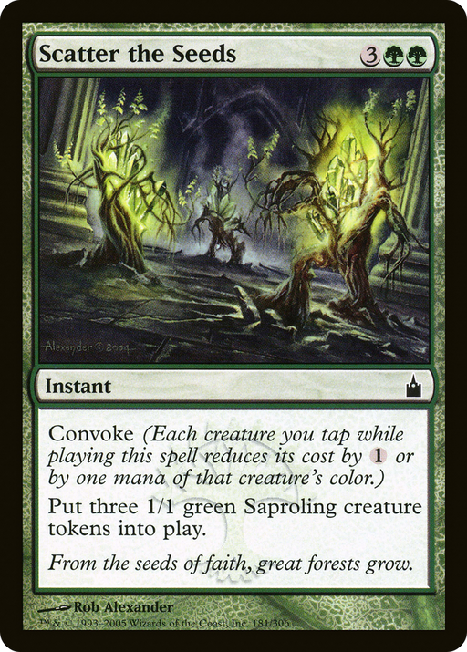 Scatter the Seeds (RAV-181) [Ravnica: City of Guilds] MTG Single Wizards of the Coast