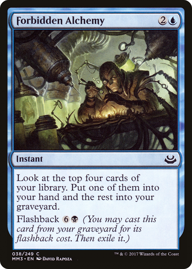 Forbidden Alchemy (MM3-038) [Modern Masters 2017] Foil MTG Single Modern Masters 2017