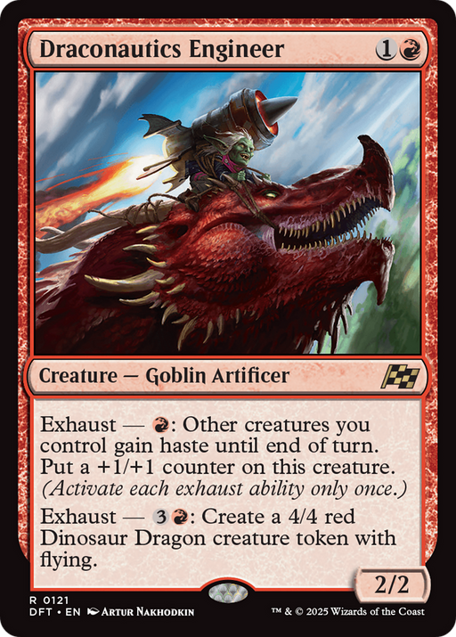 Draconautics Engineer (DFT-121) [Aetherdrift] MTG Single Wizards of the Coast