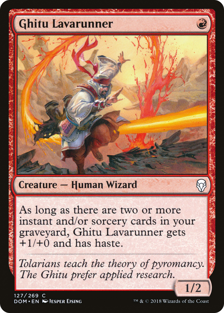 Ghitu Lavarunner (DOM-127) [Dominaria] MTG Single Wizards of the Coast