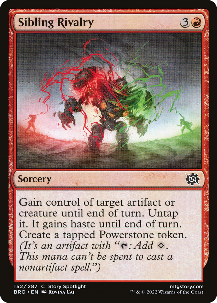 Sibling Rivalry (BRO-152) [The Brothers' War] Foil MTG Single Wizards of the Coast