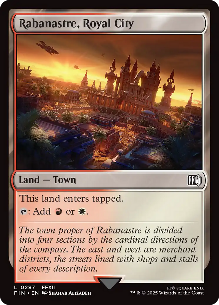 Rabanastre, Royal City (FIN-287) [FINAL FANTASY] MTG Single Wizards of the Coast