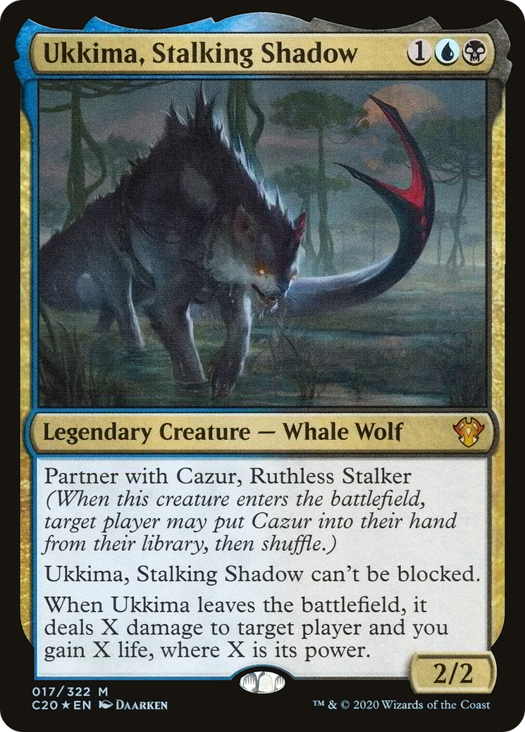 Ukkima, Stalking Shadow (C20-017) [Commander 2020] MTG Single Wizards of the Coast