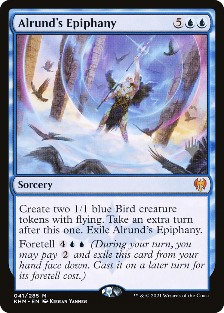 Alrund's Epiphany (PPKHM-041) [Kaldheim Promos] MTG Single Wizards of the Coast