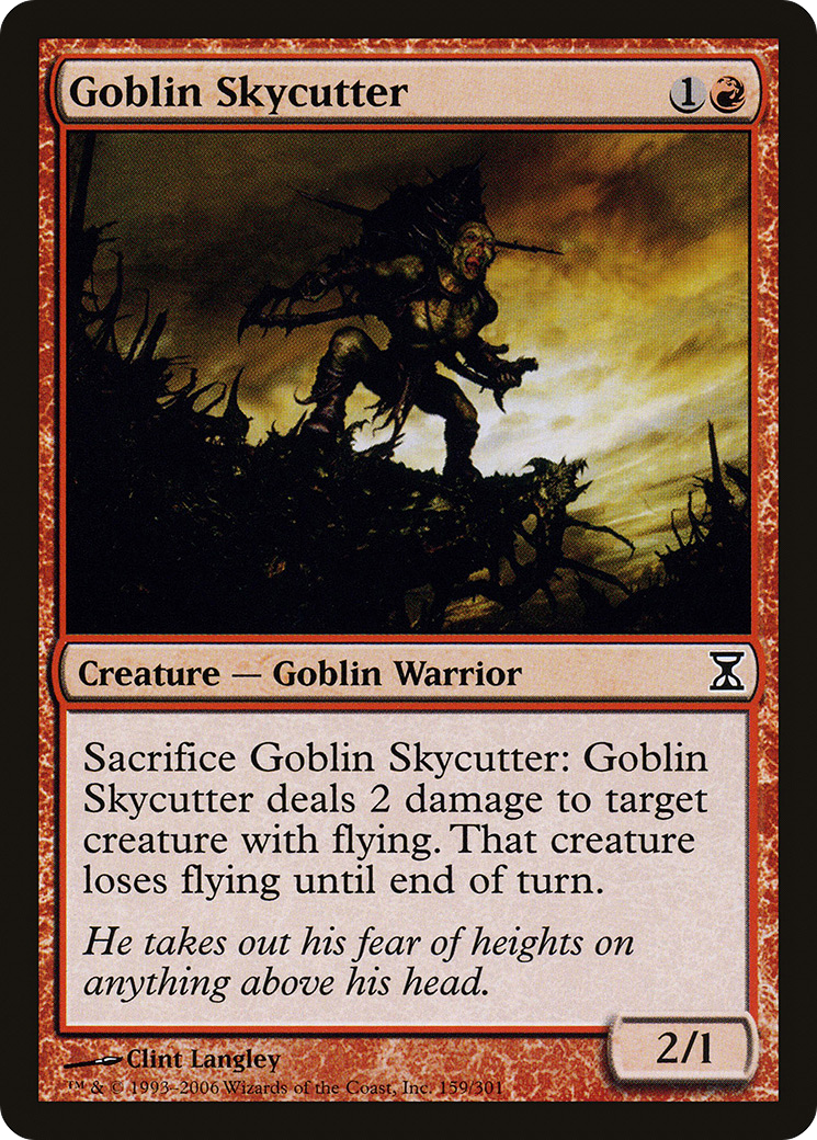 Goblin Skycutter (TSP-159) [Time Spiral] Foil MTG Single Wizards of the Coast