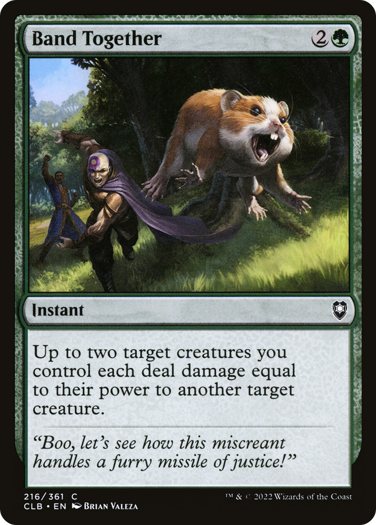 Band Together (CLB-216) [Commander Legends: Battle for Baldur's Gate] Foil MTG Single Wizards of the Coast