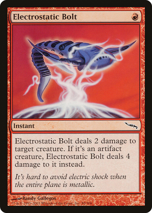 Electrostatic Bolt (MRD-089) [Mirrodin] MTG Single Wizards of the Coast