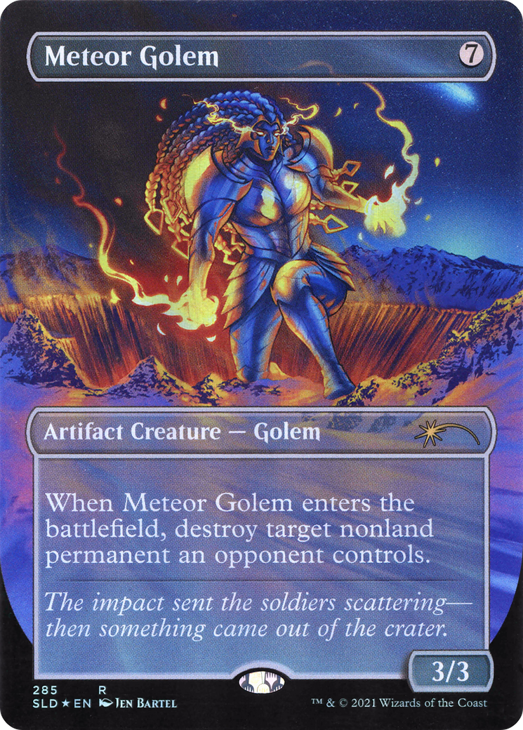 Meteor Golem (285) (SLD-285) [Secret Lair] Drop (Borderless) MTG Single Wizards of the Coast