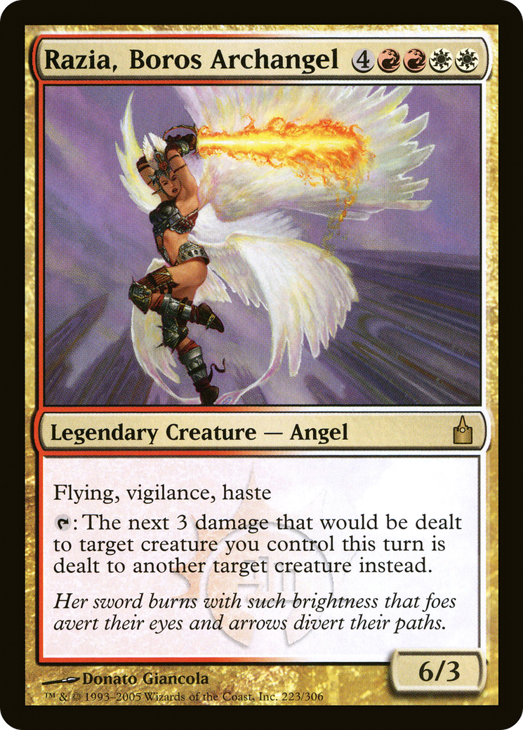 Razia, Boros Archangel (RAV-223) [Ravnica: City of Guilds] MTG Single Wizards of the Coast