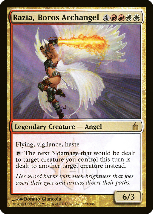 Razia, Boros Archangel (RAV-223) [Ravnica: City of Guilds] MTG Single Wizards of the Coast