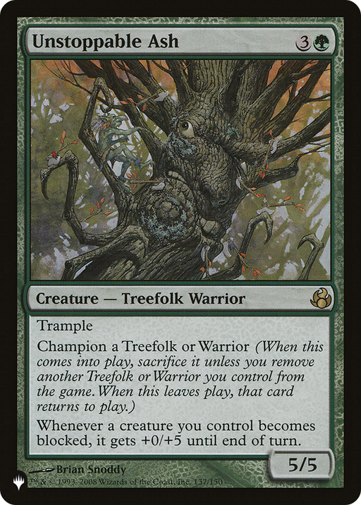 Unstoppable Ash (LIST-137/150) [Mystery Booster] The List MTG Single Wizards of the Coast