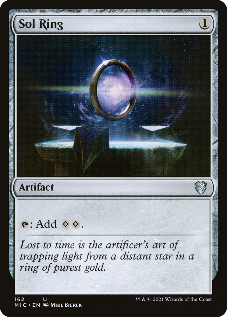 Sol Ring (MIC-162) [Midnight Hunt Commander] MTG Single Wizards of the Coast