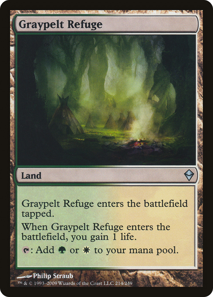 Graypelt Refuge (ZEN-214) [Zendikar] MTG Single Wizards of the Coast