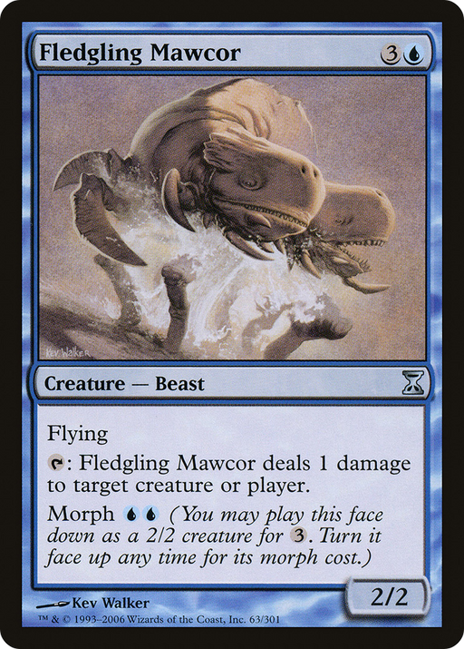 Fledgling Mawcor (TSP-063) [Time Spiral] Foil MTG Single Wizards of the Coast