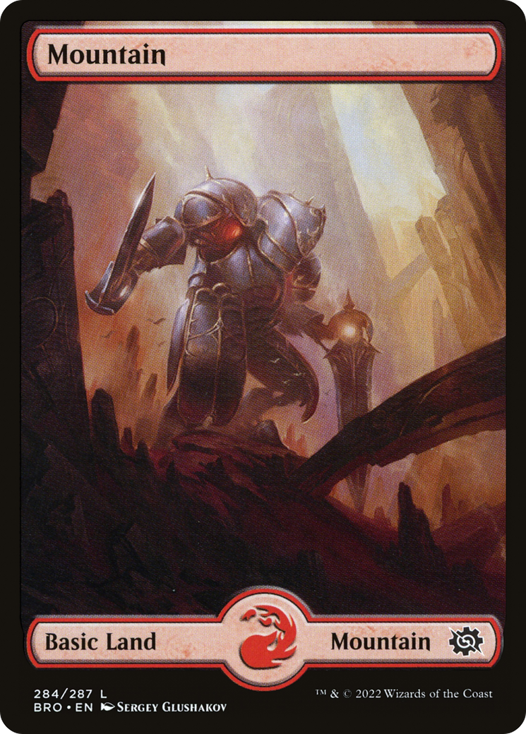 Mountain (BRO-284) [The Brothers' War] MTG Single Wizards of the Coast
