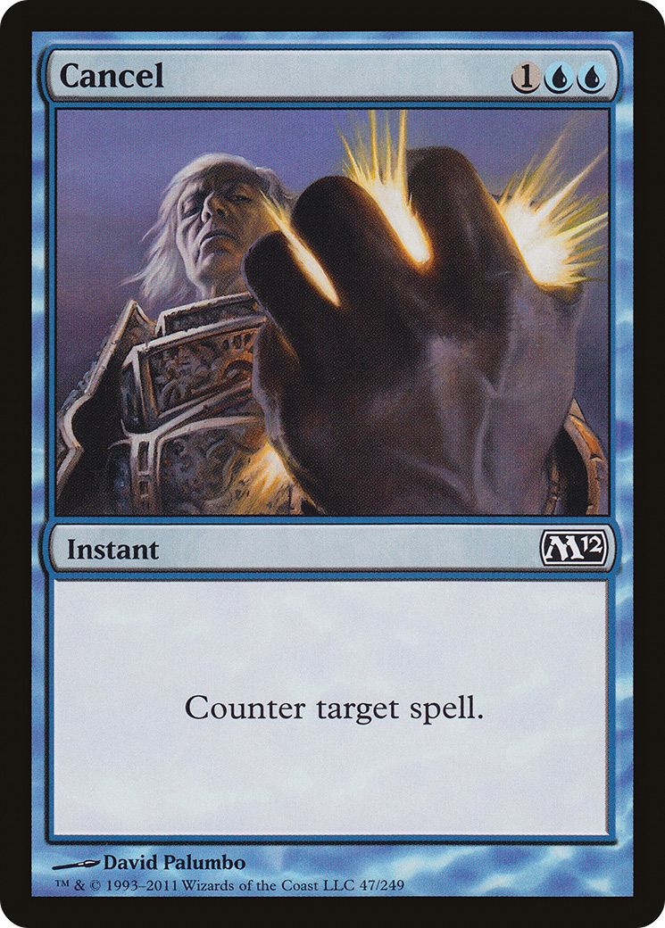 Cancel (M12-047) [Magic 2012] Foil MTG Single Wizards of the Coast
