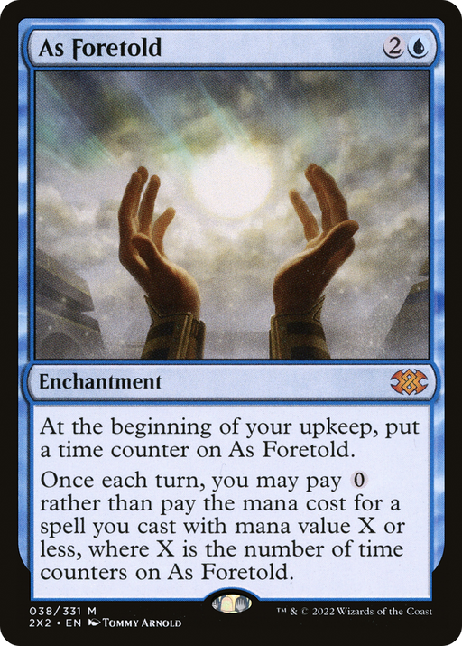 As Foretold (2X2-038) [Double Masters 2022] MTG Single Wizards of the Coast