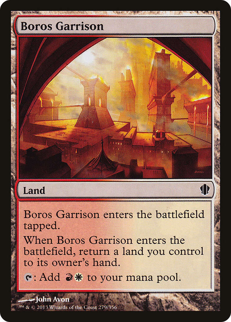Boros Garrison (C13-279) [Commander 2013] MTG Single Wizards of the Coast