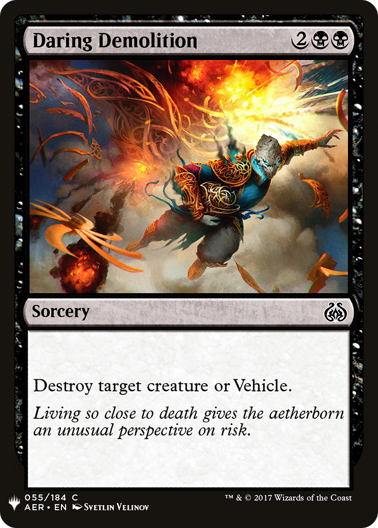 Daring Demolition (LIST-AER-55) [Mystery Booster] The List MTG Single Wizards of the Coast