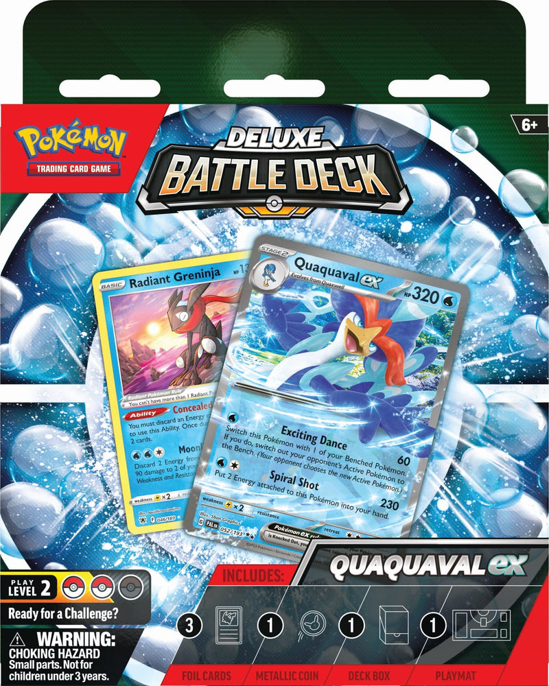 Pokémon Deluxe Battle Deck - Quaquaval ex Pokemon Sealed Pokémon   