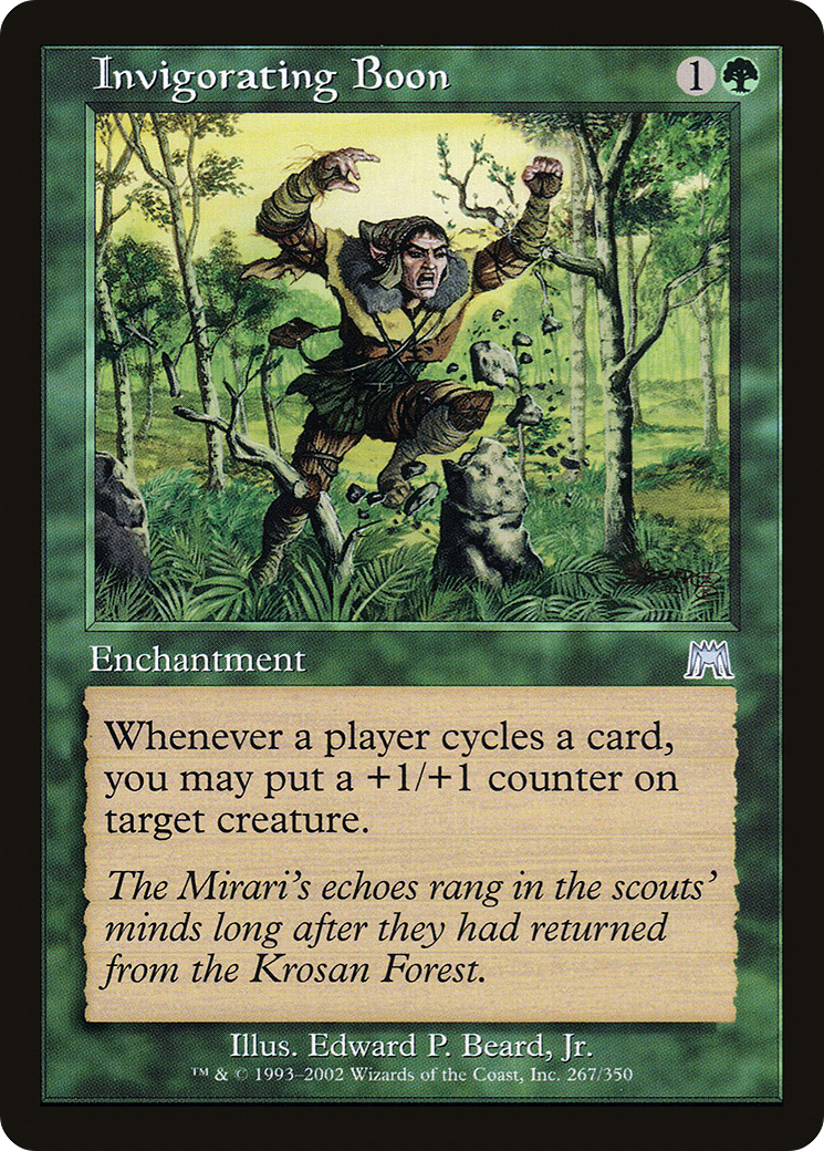 Invigorating Boon (ONS-267) [Onslaught] MTG Single Wizards of the Coast