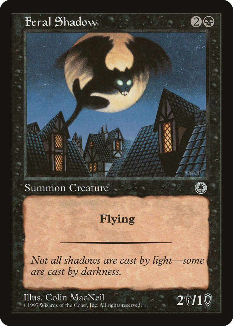 Feral Shadow (POR-) [Misc] Portal MTG Single Wizards of the Coast