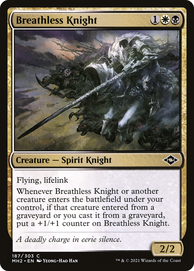 Breathless Knight (MH2-187) [Modern Horizons 2] MTG Single Wizards of the Coast