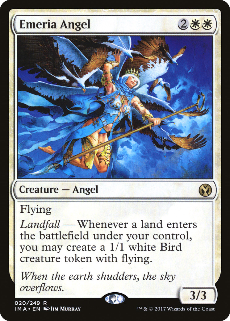 Emeria Angel (IMA-020) [Iconic Masters] Foil MTG Single Wizards of the Coast