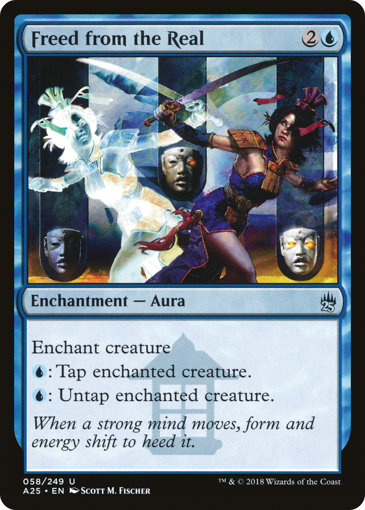 Freed from the Real (A25-058) [Masters 25] Foil MTG Single Wizards of the Coast