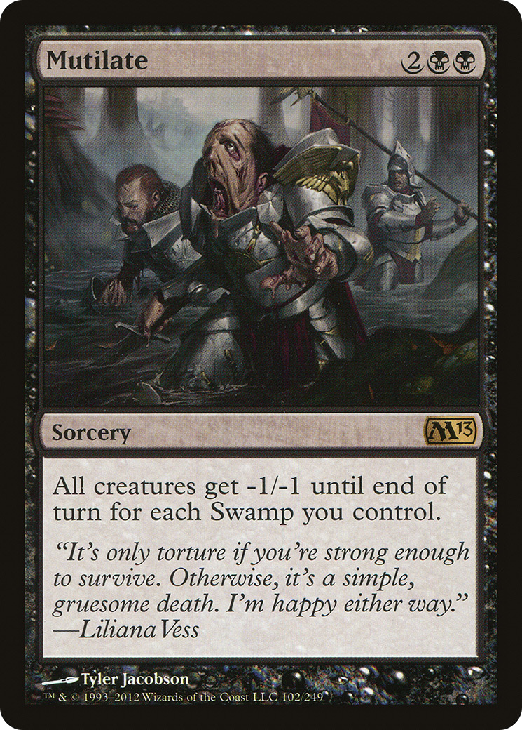 Mutilate (M13-102) [Magic 2013] MTG Single Wizards of the Coast