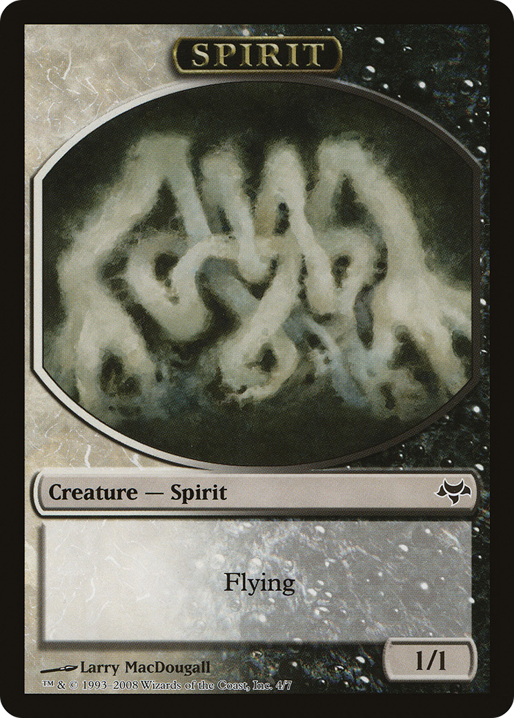 Spirit (EVE-004) [Tokens] Eventide Tokens MTG Single Wizards of the Coast