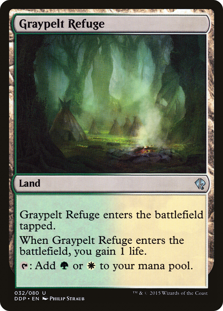 Graypelt Refuge (DDP-032) [Misc] Duel Decks: Zendikar vs. Eldrazi MTG Single Wizards of the Coast