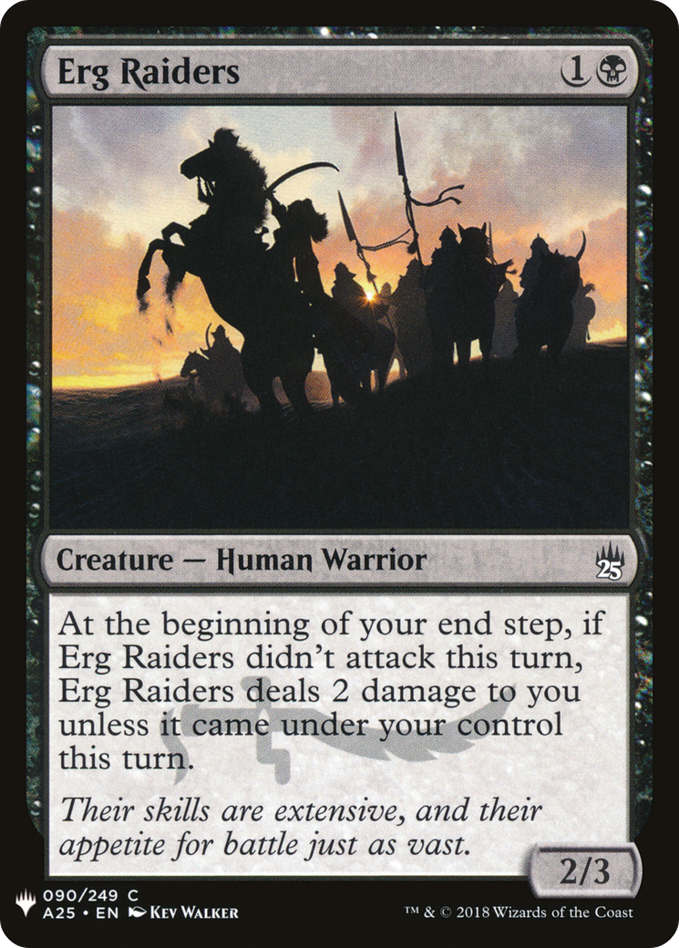 Erg Raiders (LIST-A25-90) [Mystery Booster] The List MTG Single Wizards of the Coast