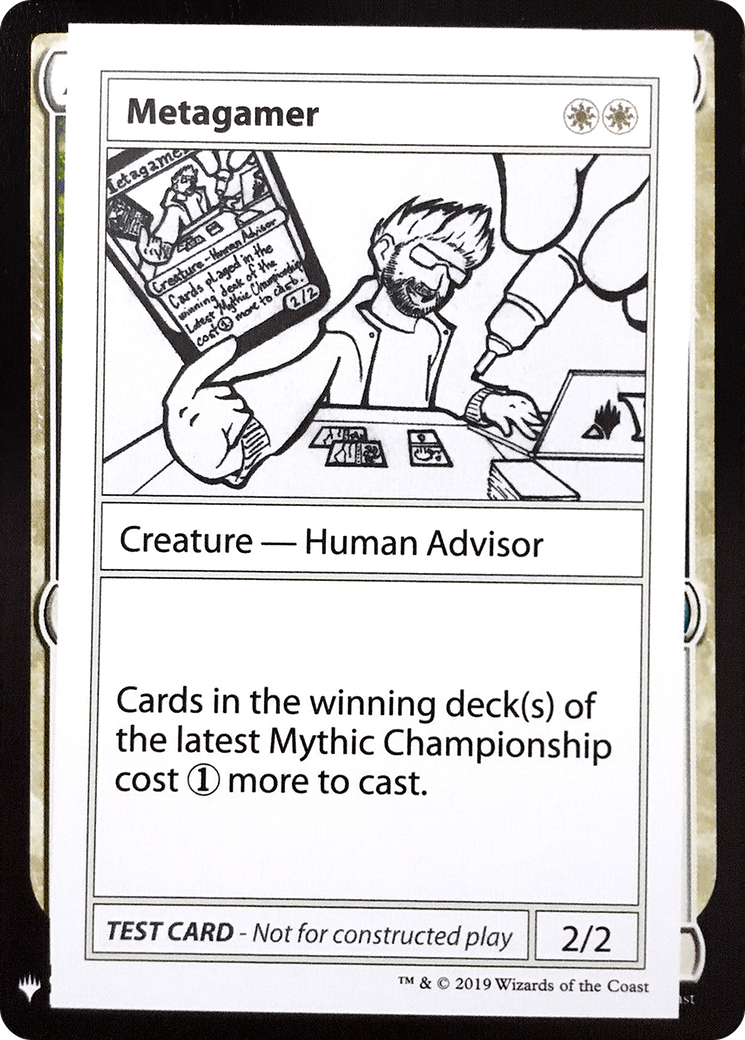 Metagamer (CMB1-008) [Mystery Booster] Playtest Cards 2019 MTG Single Wizards of the Coast
