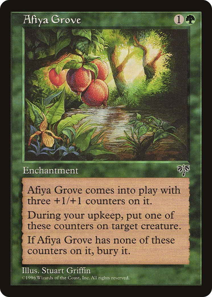 Afiya Grove (MIR-) [Mirage] MTG Single Wizards of the Coast